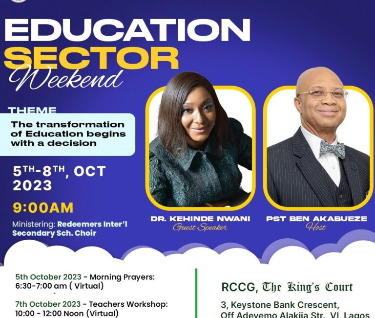 The Education Sector Weekend